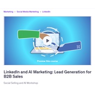 [Marketing Video Course] LinkedIn and AI Marketing: Lead Generation for B2B Sales | Learn Digital Ma