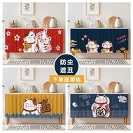 Sancengqcby Fashionable New Style Bathroom Perforation-Free Installation Waterproof Short Curtain Mu