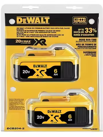 100% original DEWALT 20V battery, dewalt power tool DCB606, DCB205，DCB206，DCBGene，DCB200 MAX，20V ， 6