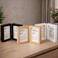 Double 3D Glass Box Frame, Dimensions: 13cm x 18cm, A5 15cm x 21cm, A6 10cm x 15cm, Depth 1.5cm - Ha