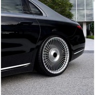 22-24Inch Custom Forged Alloy Passenger Car Wheels Chromed Brush Polish Rims For Rolls Royce Mercede
