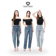 UNISOO JEANS - CK8005 Highwaist Jeans | Boyfriend Jeans | Highwaist Women's Jeans | Loose Jeans