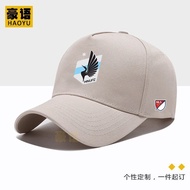 Men's Customized Duck Bill Caps for Football Club Fans Sports Sunscreen Baseball Hats Trendy Design 