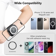 360 VRIG ,Mobile Phone Holder, Mobile Phone Holder,Cycling Wristband Magnetic Phone Holder Compatibl