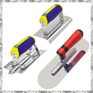 (DKCZ) Stainless Steel Trowel Concrete Edger andGroover Tools Set Stainless Steel Concrete Hand Edge
