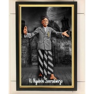 Wall decoration painting print eyang suro PSHT plus frame size 65*45