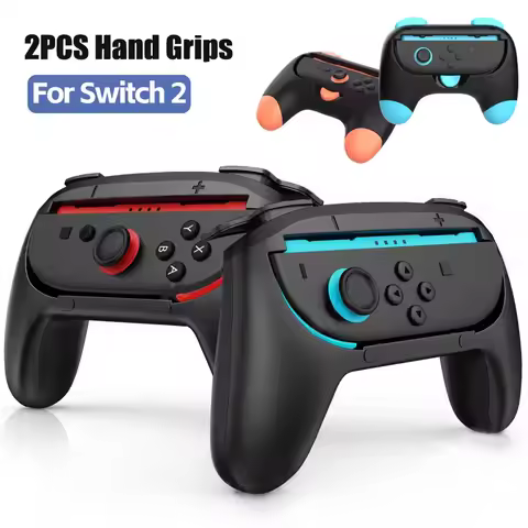 2PCS Joystick-Controller Grips for NS Switch 2 Gamepads Left Right Controller Joystick Hand Holder f