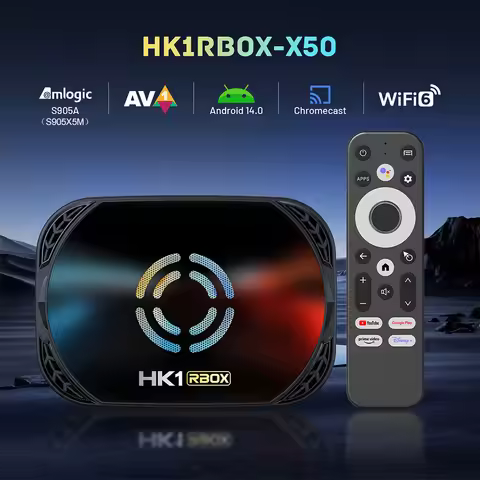 Powerful Android 14 Smart TV Box Amlogic S905A DDR4 4GB RAM 128GB Rom WiFi 6 4K UHD HDR10 Media Play