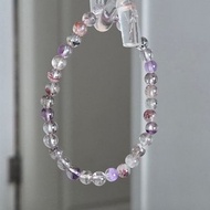 性價比 仙女紫超七毒液彼岸花 水晶手鏈手串 6MM