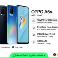 hp oppo a54 ram 6/ 128 gb