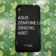 Case MYUSER NEWGENE For Asus Zenfone LIVE ZB501KL / A007 - Softcase Softshell Case Black Color