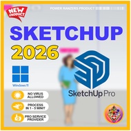Sketchup Pro 2026/ 2025/ 2024/ 2023/ Vray/Enscape [Lifetime usage] 2026