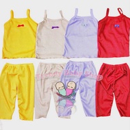6PAIRS SPAGHETTI W/ RIBBON & PANTS TERNO FOR KIDS 3mos-12mons