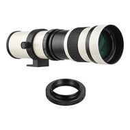 Camera MF Super Telephoto Zoom Lens F/8.3-16 420-800mm T2 Mount with AI-mount Adapter Ring Universal