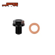 JFG สกรูท่อระบายน้ำมันแข่งสำหรับรถจักรยานยนต์ Kawasaki 2011-2026 | 6061ปลั๊กเครื่องยนต์อลูมิเนียม CN