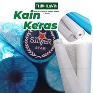 KAIN KAPAS 25F  & 15F - KAIN KAPAS DENGAN LEM - LAPISAN BORDIR KANCING TANGAN