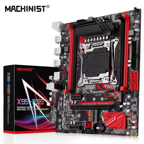 MACHINIST E5 RS9 X99 Motherboard Support Xeon E5 V3 V4 LGA 2011-3 CPU Processor DDR4 RAM Four Channe