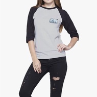 Women's 3/4 Sleeve Elephant Print T-Shirt