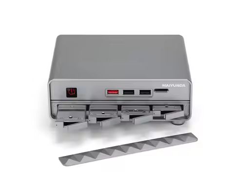 Maiyunda M1 Mini 4 bay Mini NAS Storage Server M.2 NVme PCIE 3.0X1 PC Box Host Soft Router N100 i3-N