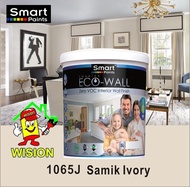 1065J SAMIK IVORY 1L / 5L / 18L  Smart Paints SMARTEX ECO-WALL / INTERIOR PAINT /   Cat Rumah Dalam