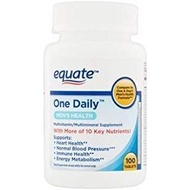 Equate One Daily Men's Multivitamin Multimineral Supplement, 100 Tablets