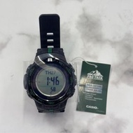 旺角門市 100%全新有原裝盒Casio PRO TREK PRW-S3100-1黑綠拼色，超多功能: 氣壓、方向、高度，太陽能，六局電波，溫度，防水100米