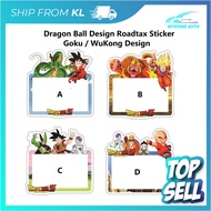 Japan Anime Cartoon Design Car Roadtax Sticker - Pelekat Cukai Jalan Reka Bentuk
