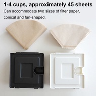 กล่องเก็บกระดาษที่กรองกาแฟกันฝุ่นทรงสี่เหลี่ยมกล่องเก็บกระดาษที่กรองกาแฟติดผนังตัวดูดแม่เหล็กในบ้าน