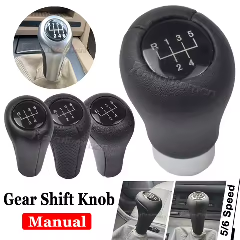5/6 Speed Gear Shift Lever Knob For BMW 1 3 5 6 7 Series E60 E61 E28 E34 E39 E63 E64 E90 E91 E92 E93