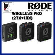 RODE ORIGINAL (PIXEL MALAYSIA AGENT) WIRELESS MICROPHONE WIRELESS PRO (2TX+1RX)