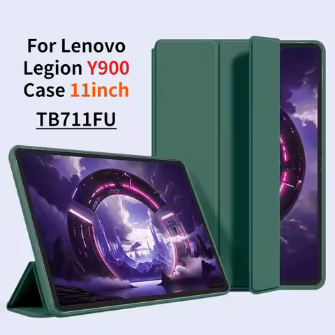 Funda For Lenovo Legion Y900 11'' Case 2026 TB711FU Leather Trifold Stand Soft Back Cover Tablet Cas