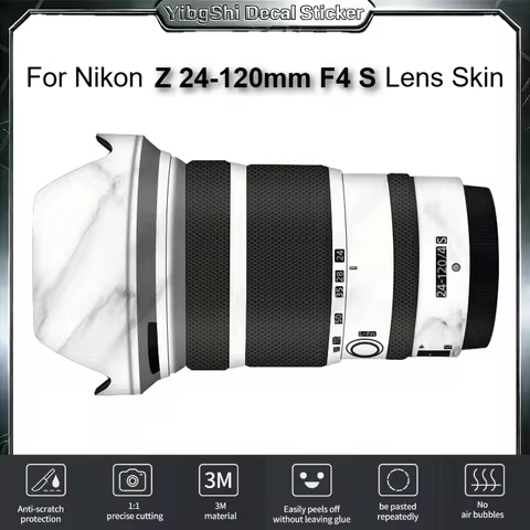 For Nikon Z 24-120mm F4 S Lens Sticker For Nikon Z24-120 F4 Lens Body Protective Anti-Scratch Sticke