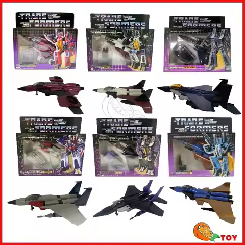 In stock Transformers toys US version G1 84-86 KO series Starscream Dirge Model Robot Collection Act