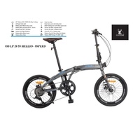KE507 khusus indah logistik Sepeda Lipat OdessyBike Hellio 8Sp