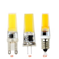 [220V] G4 G9 E14 led Corn Lamp G4 Silicone Lamp COB Dimming Bulb