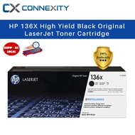 HP 136X High Yield Black Original LaserJet Toner Cartridge HP 136X Toner HP W1360X Toner HP Toner 13
