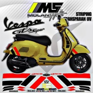 Decal Sticker Striping Variation Transparent Uv Vespa GTS 150 Super Sport Vespa GTS iget Abs Facelif