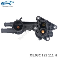 03C121111H Thermostat Cooling Housing Assembly For EA111 Engine 1.4T POLO Golf Tiguan Passat B7 CC E