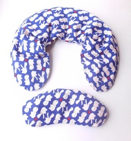 【萌萌】肩頸用草本熱敷墊 及 溫敷眼罩 微波加熱 舒緩肩頸痠痛