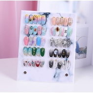 Nail Polish Display Chart Stand Marble Pattern