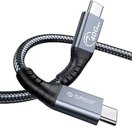 Cable for Thunderbolt 4 Cable 2.62Ft ORICO 40Gbps USB C to USB C Cable Support 100W Charging/Display 8K@ 60Hz Compatible with USB-C MacBooks,iPad Pro, Thunderbolt 4/3 Hub, Docking and More-Dark Grey