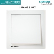 SIEMENS DELTA® Relfa SERIES 1 GANG 2 WAY SWITCH