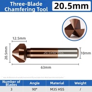 DAIENGONGJU | Cobalt Steel 90 Degree Tri-blade Deburring Tool