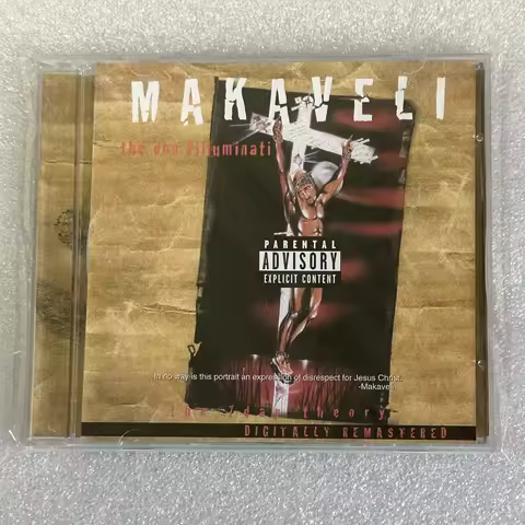 Rap Makaveli 2pac Music CD The 7 Day Theory Album Music Record Cosplay Walkman Car Soundtracks Box P