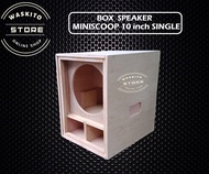 Box Speaker Miniscoop 10 Inch Single