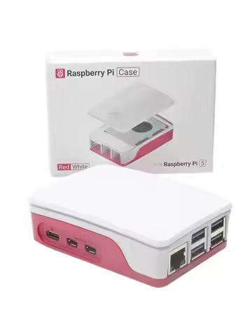 For Raspberry Pi 5 Official Original Case with Temperature Controlled Fan Case Shell Protection Case
