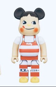 【最新牛奶妹】Bearbrick 不二家牛奶妹條紋衫1000%
