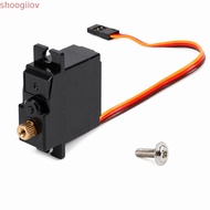 SHOOGMY Metal Replacement Servo, Plastic Shell Metal Gear RC Steering Servo, High Performance for WL