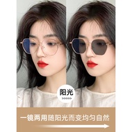spek mata spek mata viral Photochromic Myopia Glasses Women's Degree Can Be Equipped Retro Ultra-Lig