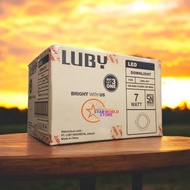 Package 1 Box LUBY Downlight MultiPack 7 Watt BUY 3 GET 1 / 1 BOX CONTAINS 96 PCS LUBY DOWNLIGHT SLI